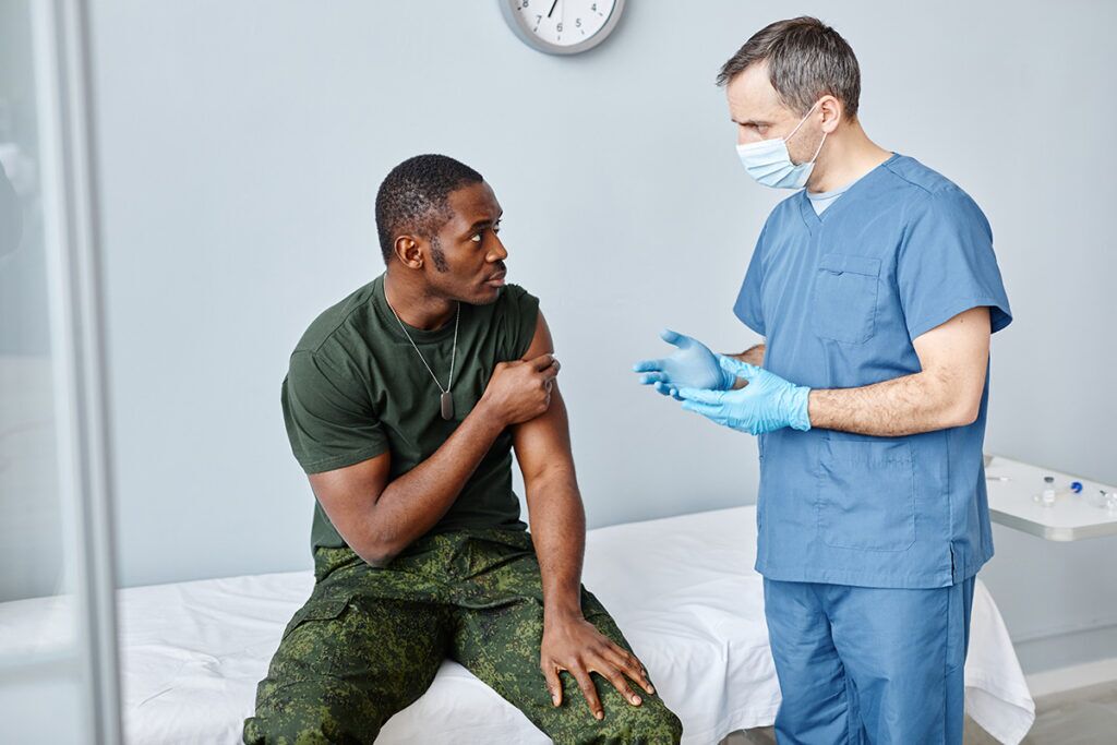 Army Doctor and Soldier